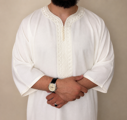 Mens Handmade Linen Gandoura