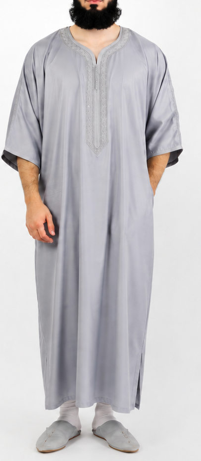 Mens Handmade Linen Gandoura